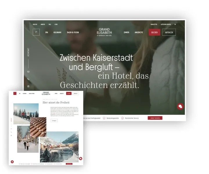 Eine einfache Bedienung euer Website ist bei uns Grundvoraussetzung.